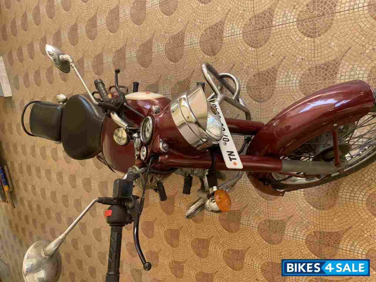 Maroon Royal Enfield Classic 350