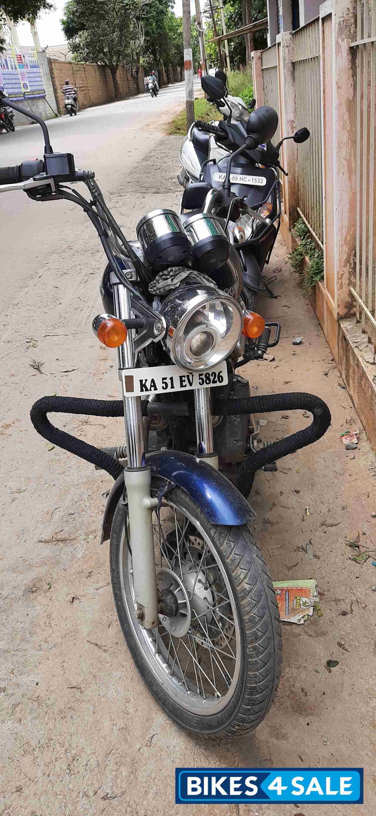 Navy Blue Royal Enfield Thunderbird