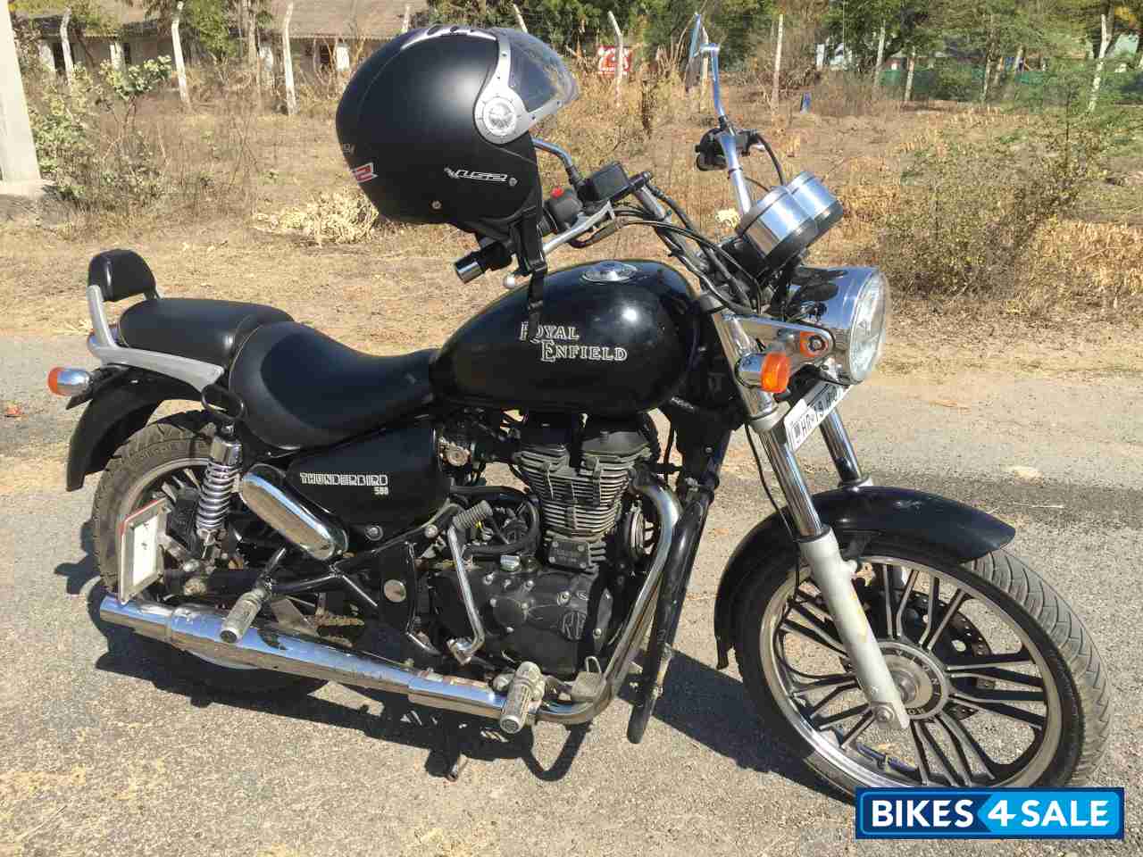 Matt Black Royal Enfield Thunderbird 500