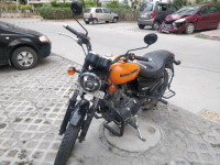 Orange Royal Enfield Thunderbird X 500