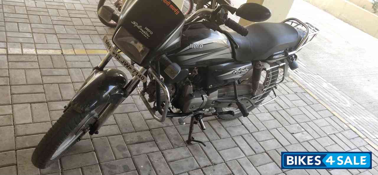 Black And Grey Hero Splendor Pro