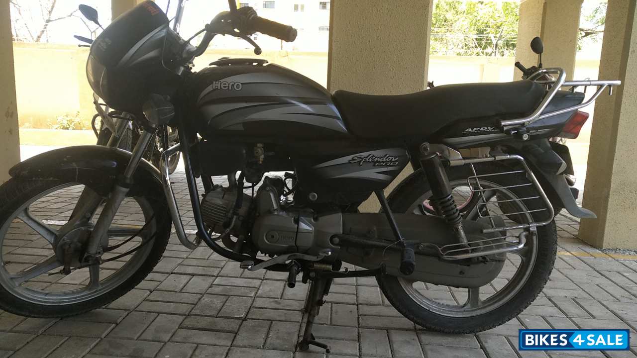Black And Grey Hero Splendor Pro
