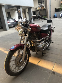 Red Royal Enfield Thunderbird