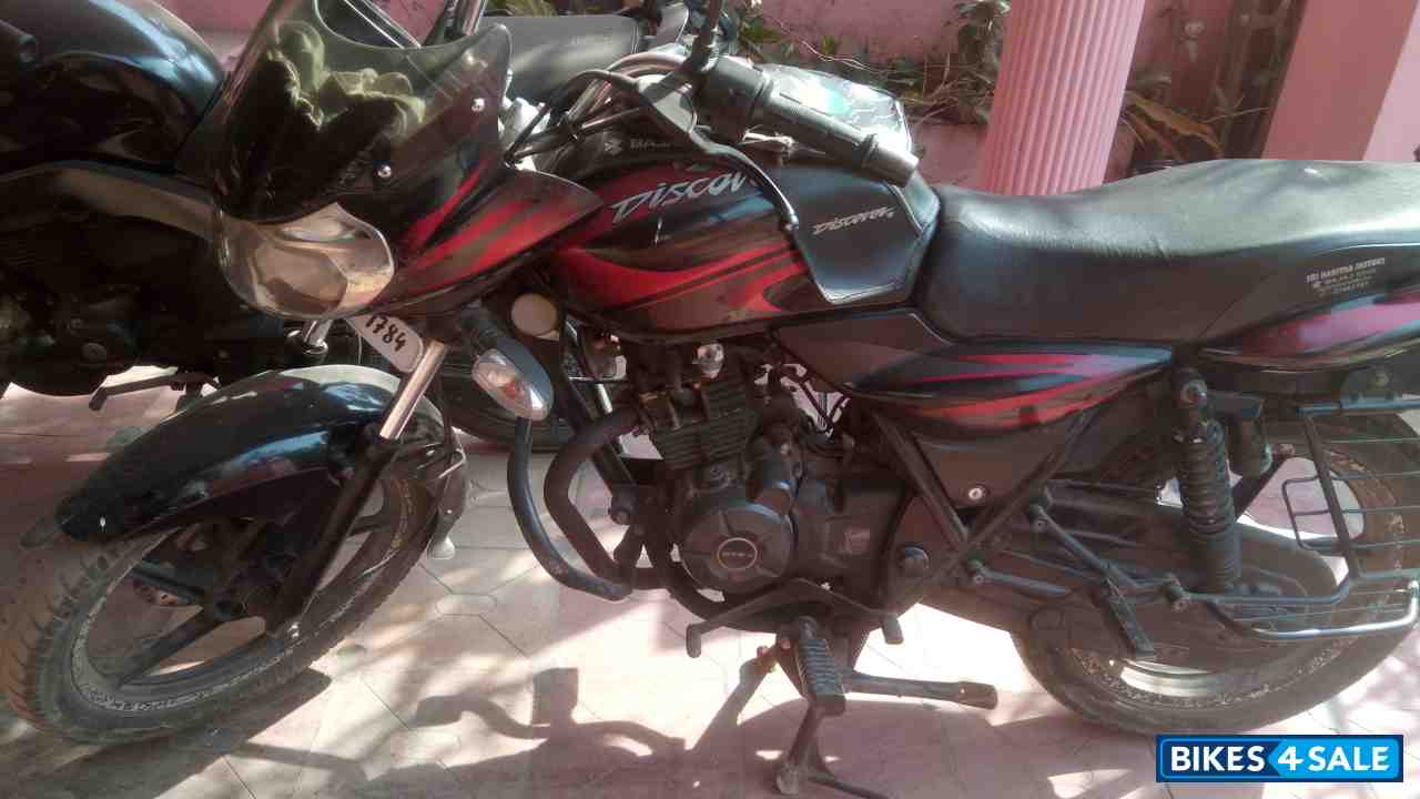 Red And Black Bajaj Discover 150 F