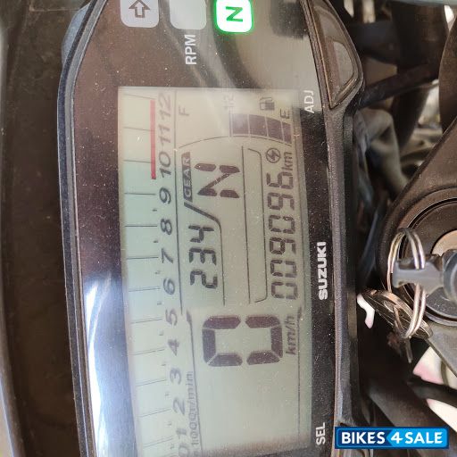 Red Suzuki Gixxer 150