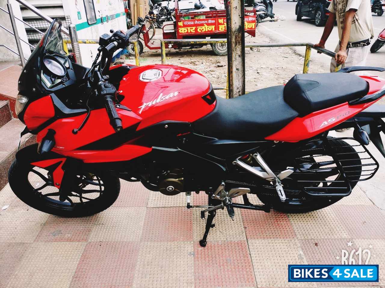 Red Bajaj Pulsar AS 150