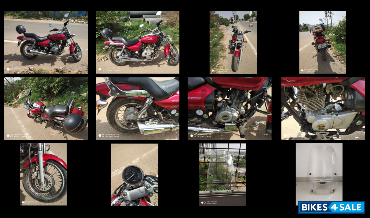 Red Bajaj Avenger 220 DTS-i Red Bajaj Avenger 220 DTS-i