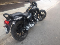 Matte Black Bajaj Avenger Street 180