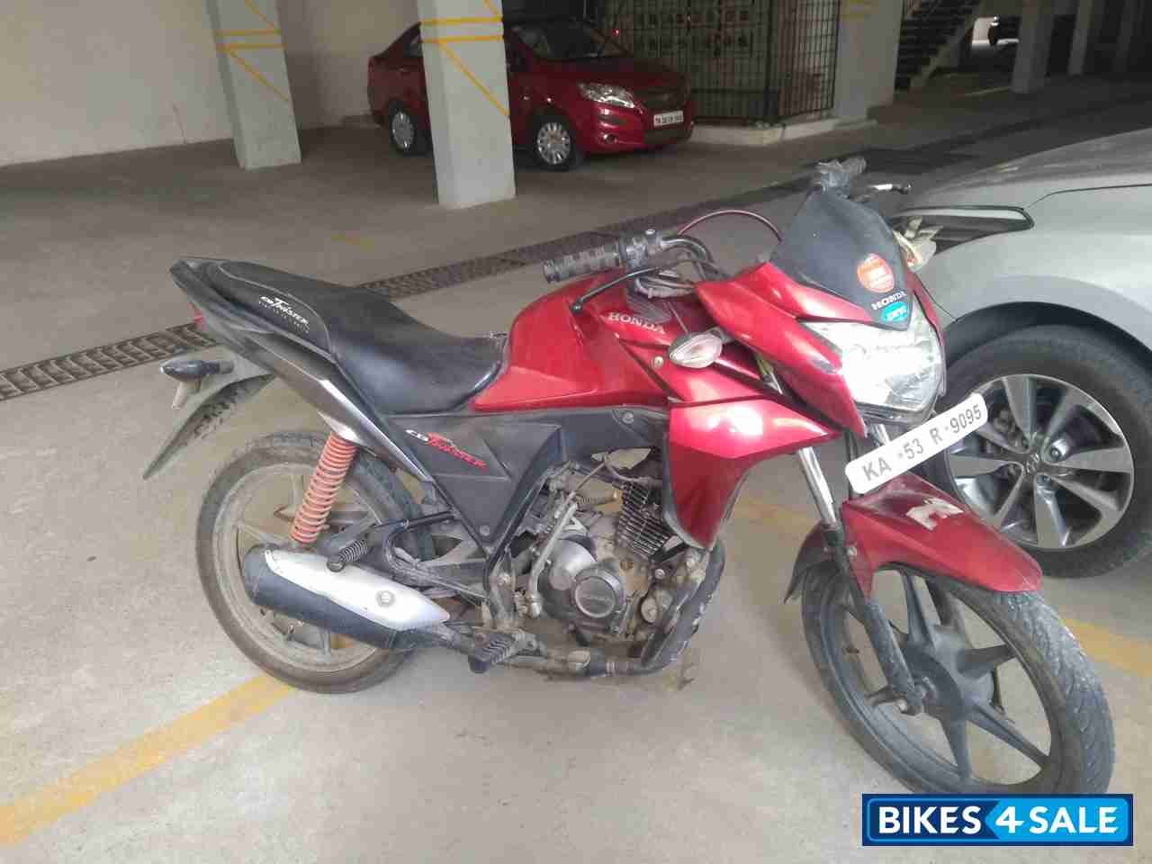 Red Honda CB Twister