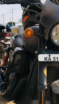 Grey Harley Davidson Street Rod