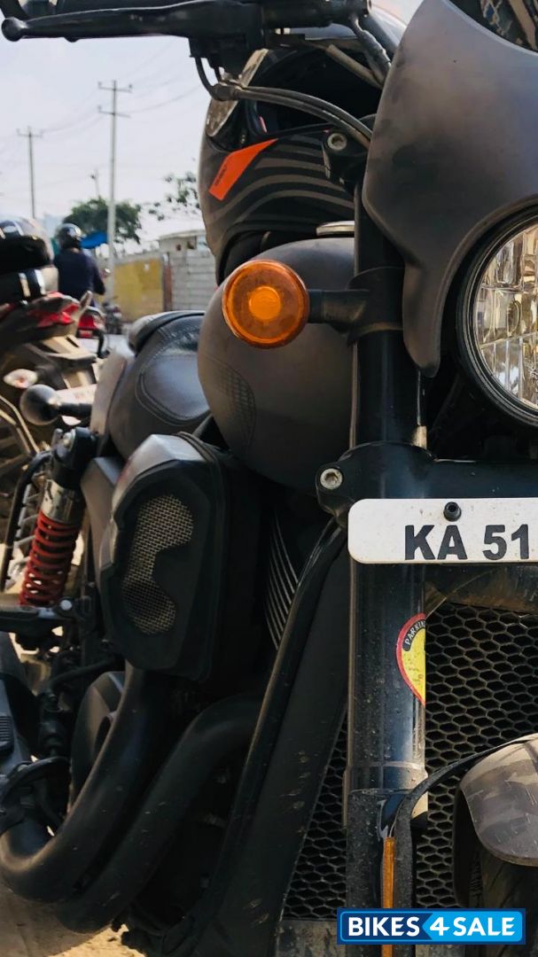 Grey Harley Davidson Street Rod