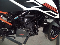 White KTM Duke 250