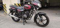 Black/red Bajaj Discover 125