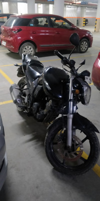 Black Yamaha FZ-S