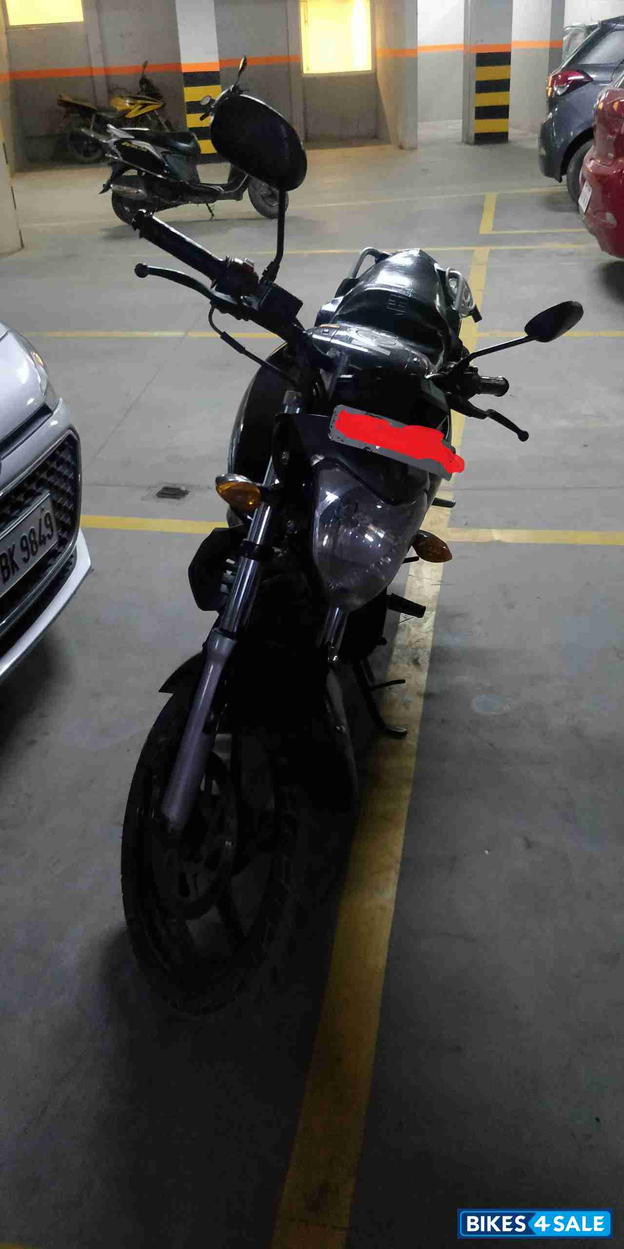 Black Yamaha FZ-S