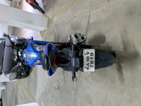 Blue Suzuki Gixxer SF