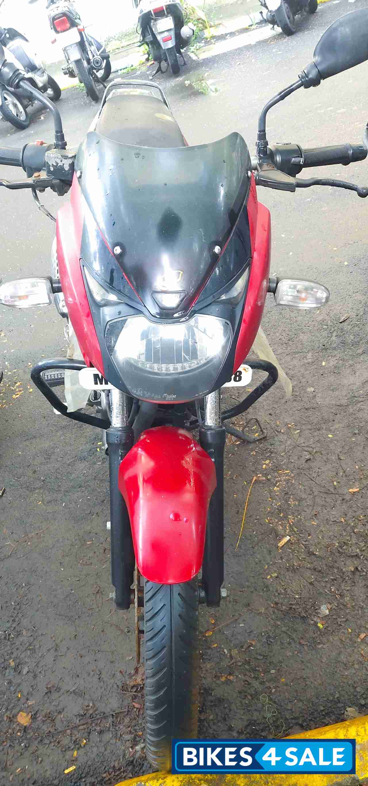 Red Bajaj Pulsar 150 DTSi