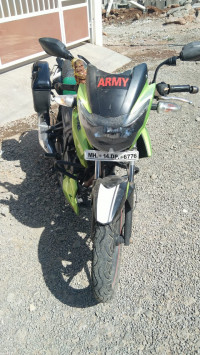 Green Black TVS Apache RTR 160