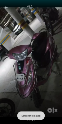 Pink TVS Scooty Zest