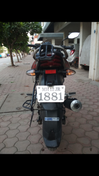 Black Bajaj Discover 125 ST
