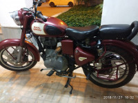 Maroon Royal Enfield Classic 350