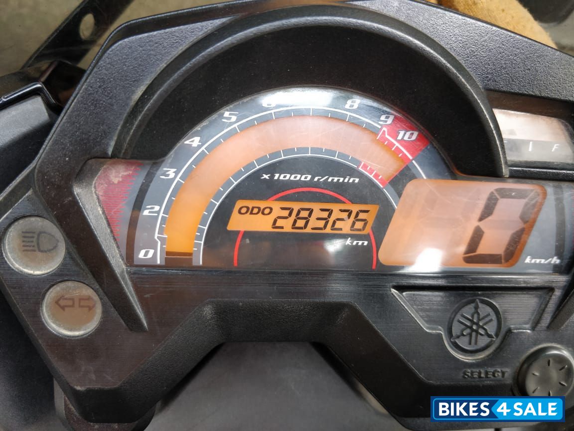 Black And Silver Yamaha Fazer