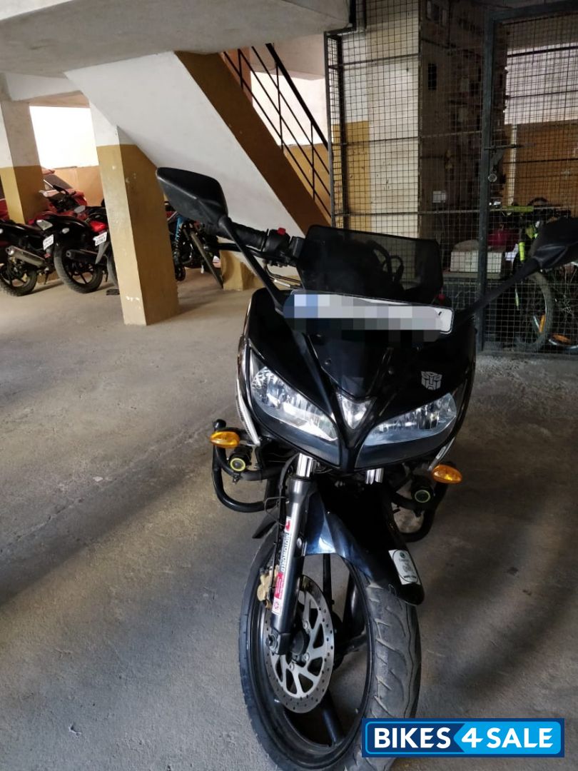 Black And Silver Yamaha Fazer