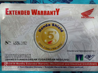 Red Back Honda CB Shine SP