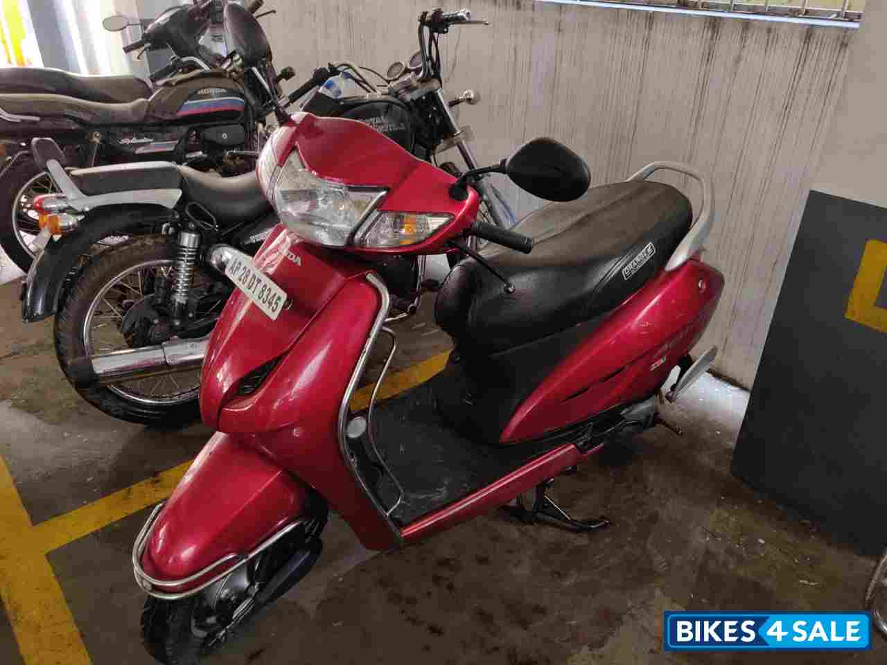 Red Honda Activa