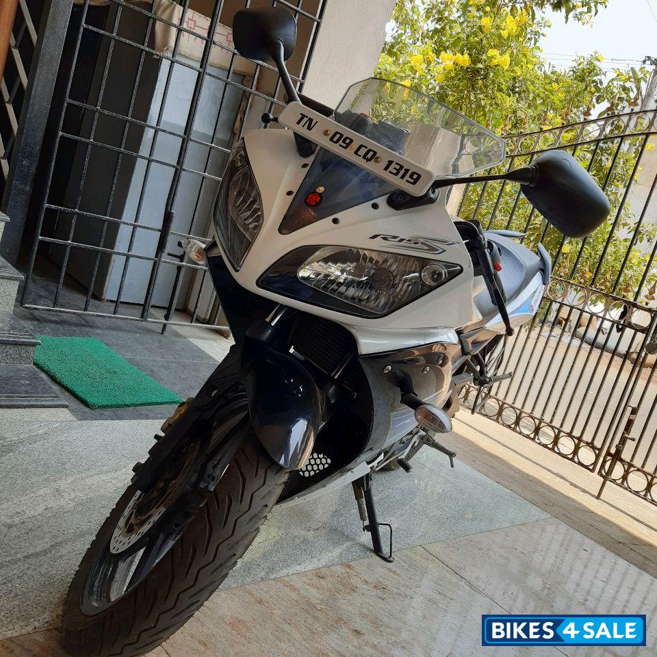 White And Blue Yamaha YZF R15 S