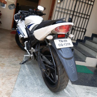 White And Blue Yamaha YZF R15 S