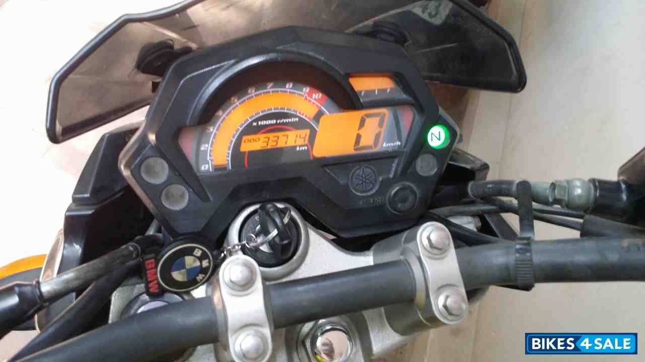 Black & Yellow Yamaha FZ