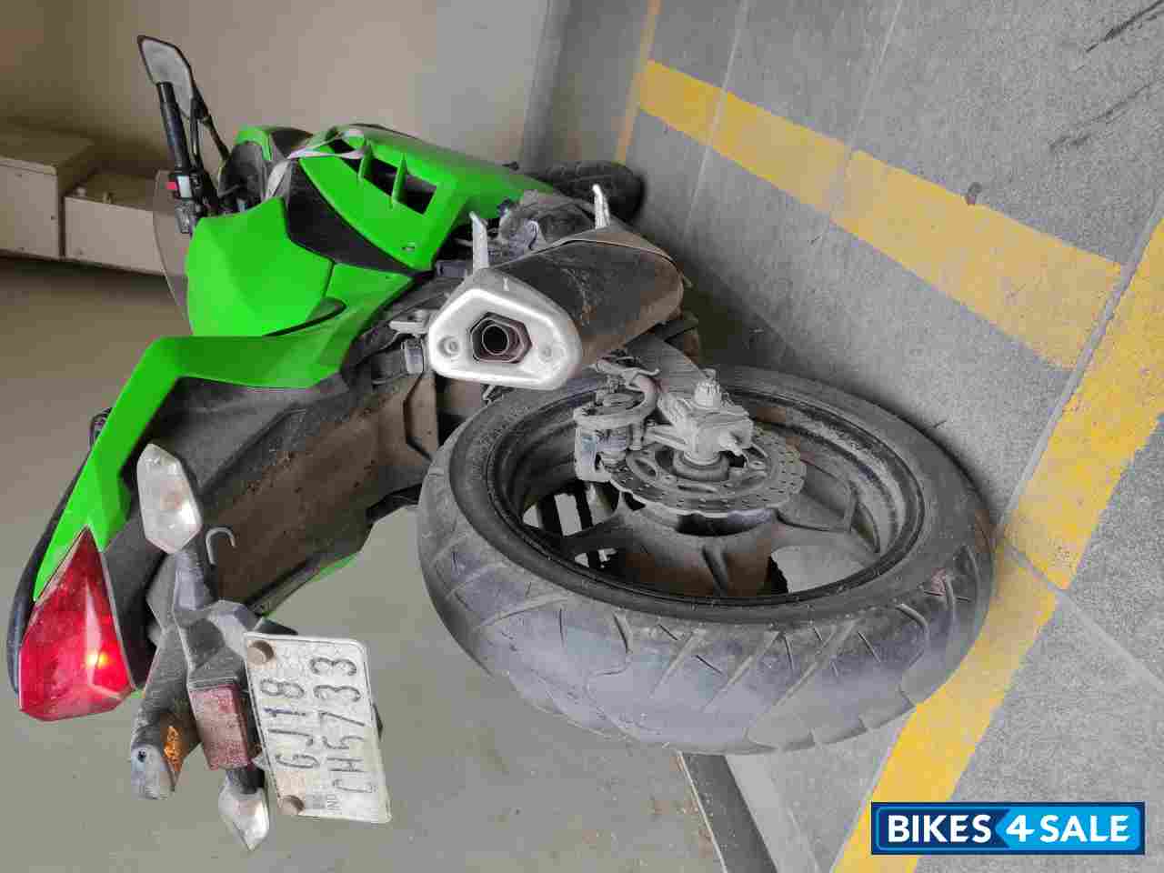 Green Kawasaki Ninja 300R