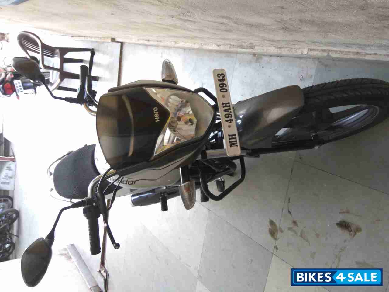 Silver Grey Hero Splendor iSmart 110