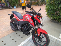 Red Honda CB Hornet 160R