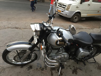 Silver Royal Enfield Classic 500