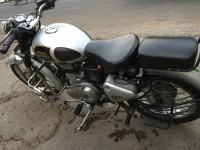 Silver Royal Enfield Classic 500
