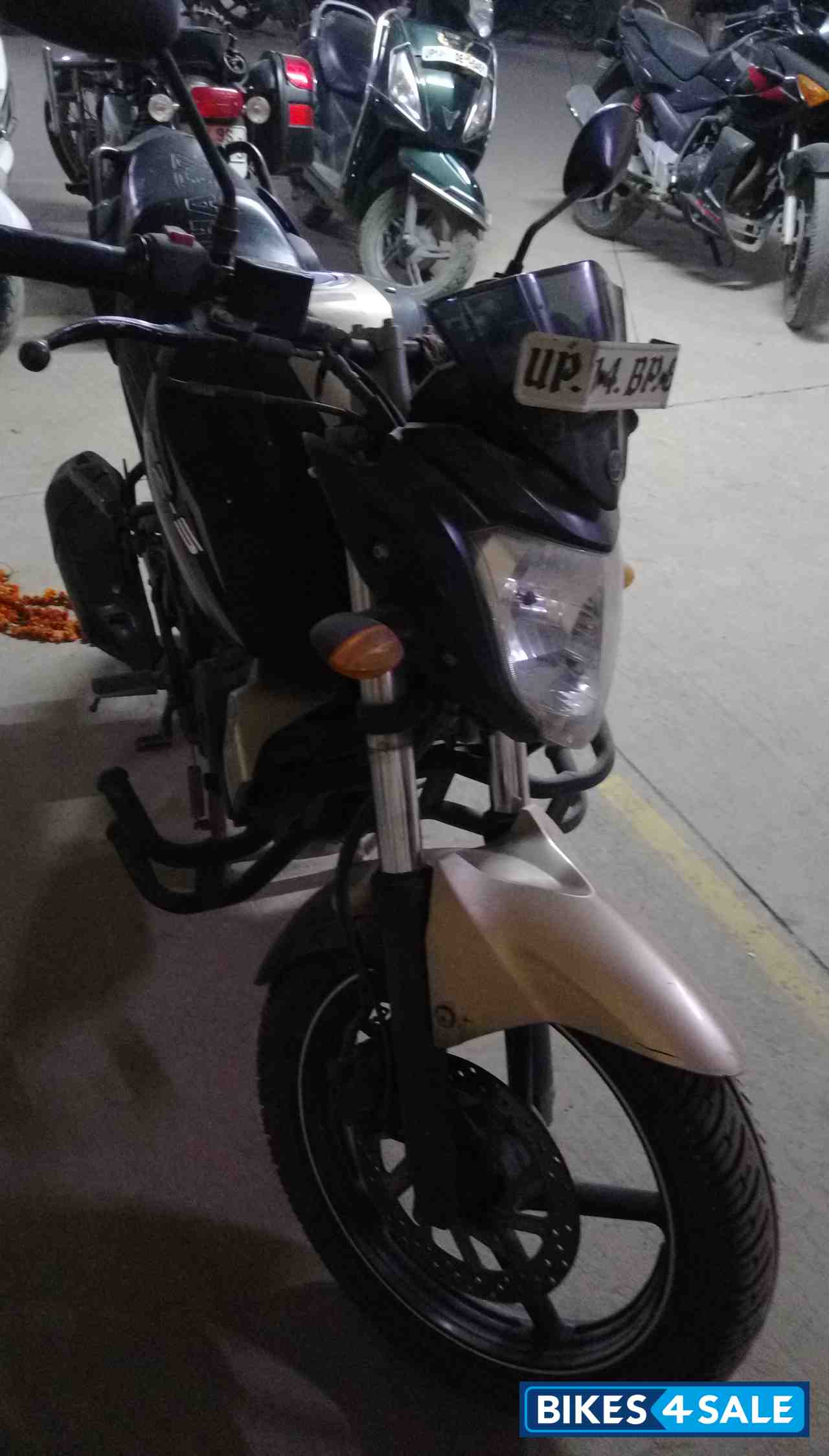 Black And Golden Yamaha FZ-S