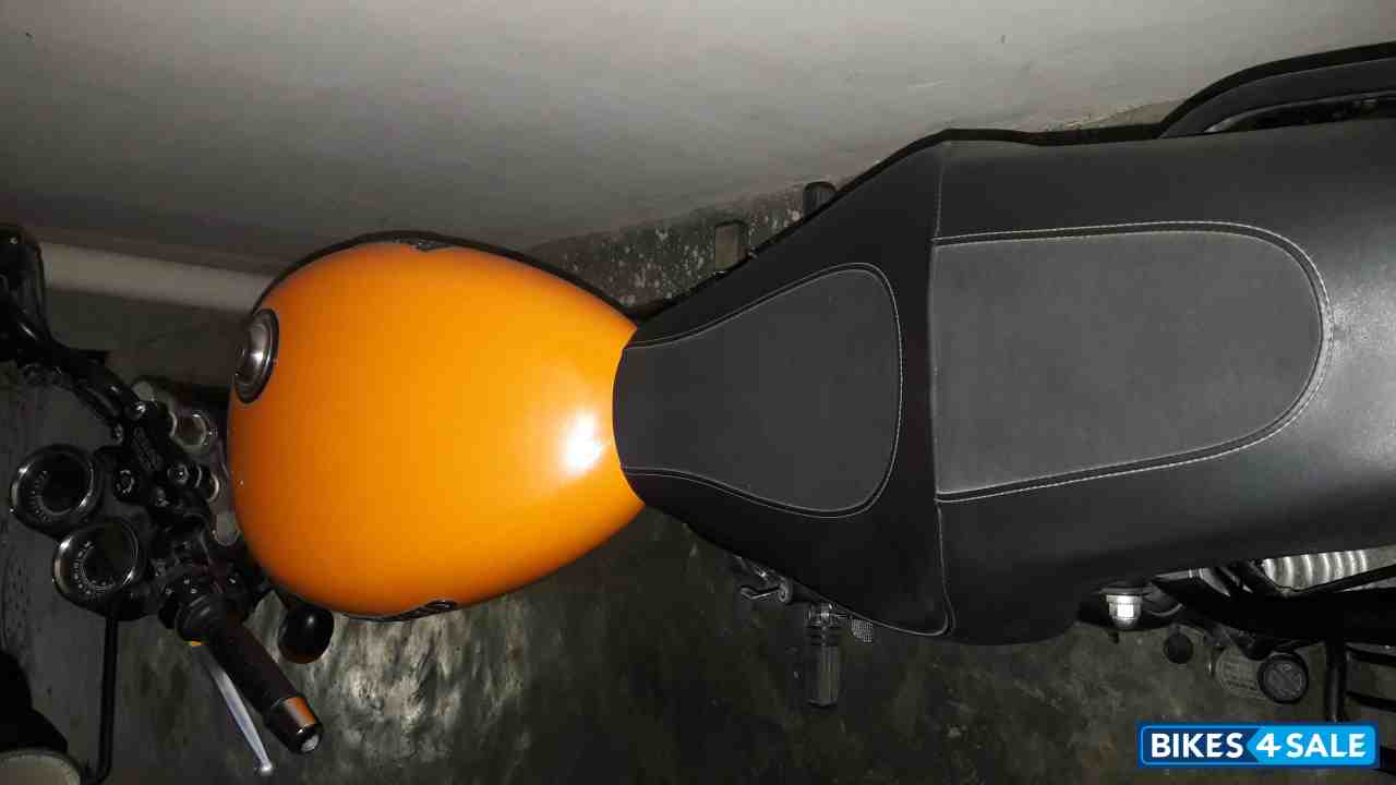 Getaway Orange Royal Enfield Thunderbird X 500