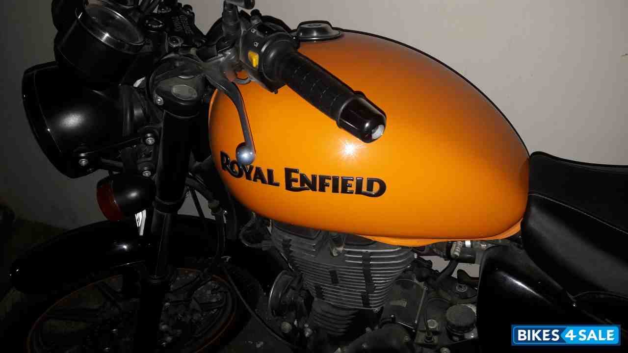 Getaway Orange Royal Enfield Thunderbird X 500