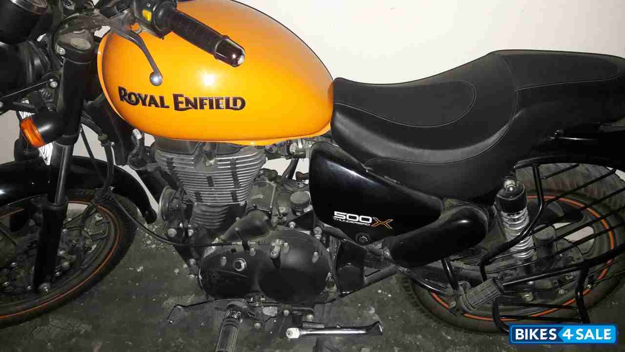 Getaway Orange Royal Enfield Thunderbird X 500