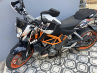 White Orange KTM Duke 390