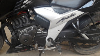 Black And White TVS Apache RTR 160 4V