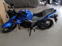 Blue Suzuki Gixxer 150