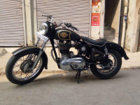 Black With Golden Strips Royal Enfield Classic 350