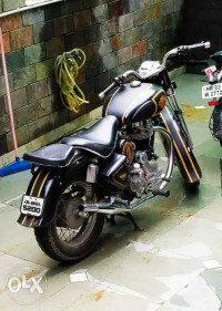 Black With Golden Strips Royal Enfield Classic 350