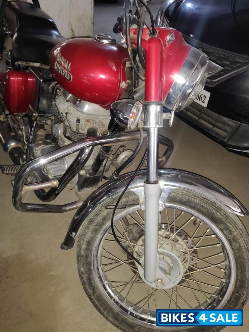 Red Royal Enfield Bullet Electra