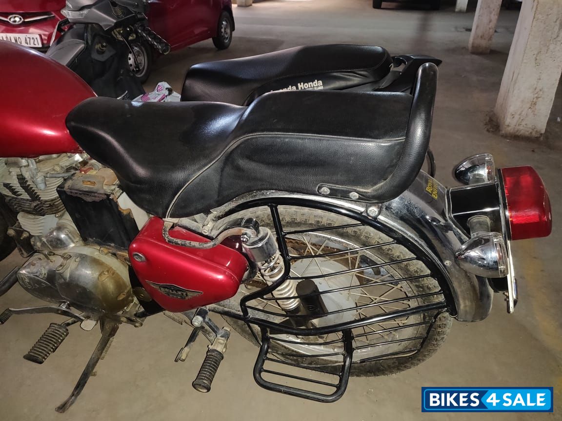 Red Royal Enfield Bullet Electra