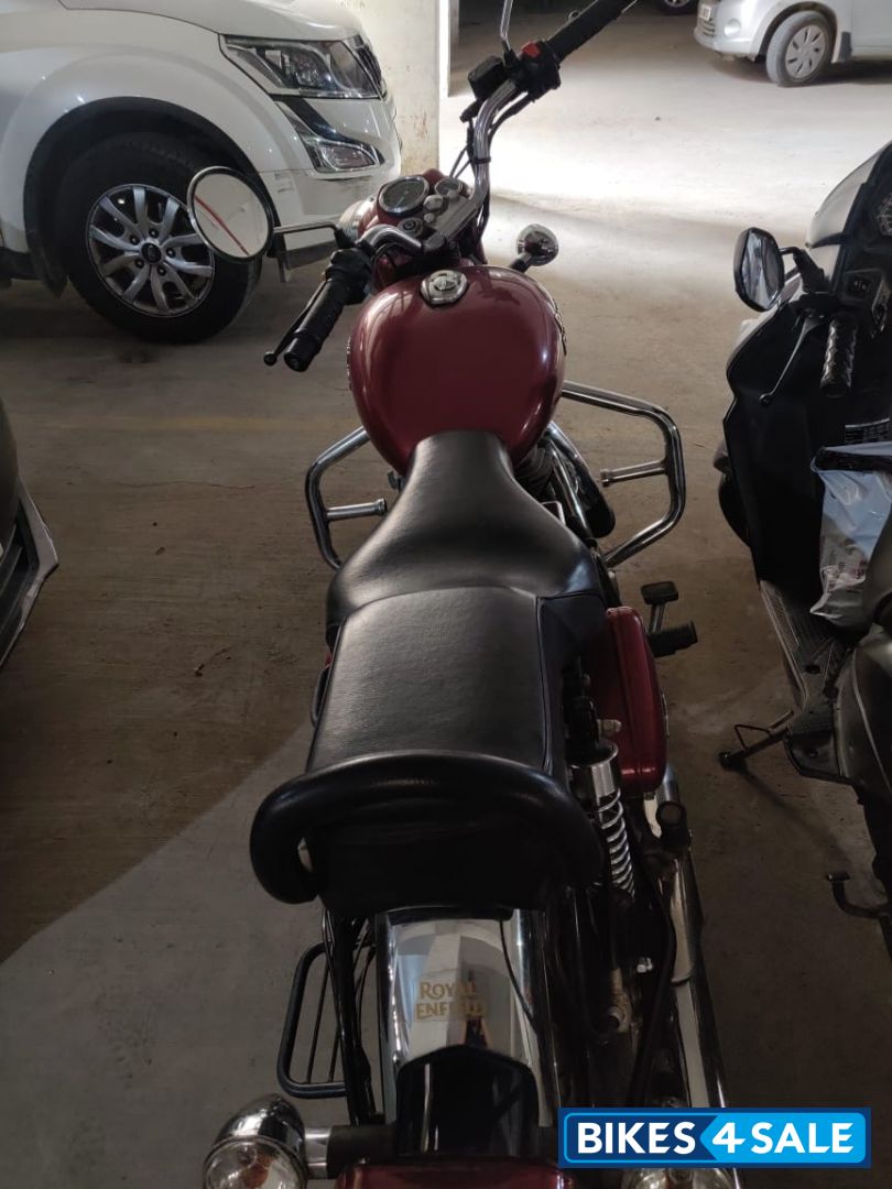 Red Royal Enfield Bullet Electra