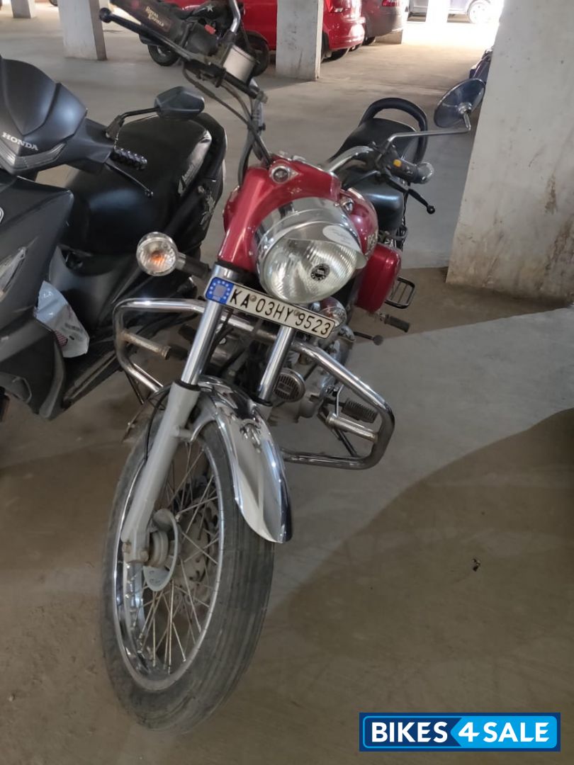 Red Royal Enfield Bullet Electra